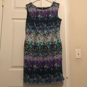 Purple and Black Cynthia Rowley Dress
